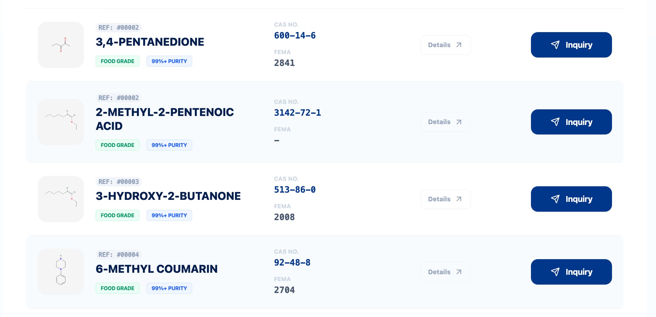 盛源进出口公司改版后产品表达形式图